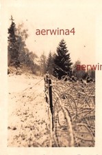 Fil De Fer Barbelé En Clôture À La Frontière Eifel Westphalie Westwall