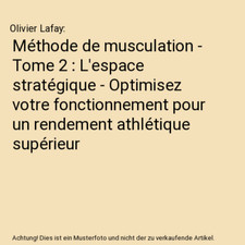 Méthode de musculation - Tome