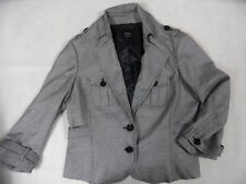 Veste blazer ESPRIT collection chic noir blanc à motifs taille 44 top kLi1018