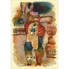 TOBIASSE Théo - Lithographie / Gravure au carborundum "Rachel" 105x72cm