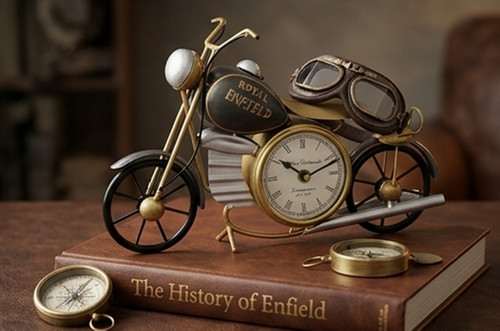 Horloge table moto vintage - horloge,