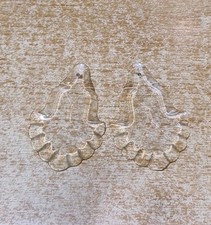 2 PAMPILLES ANCIENNE CRISTAL