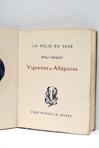 Livre ancien henriot folie - ancien,
