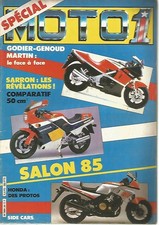 MOTO 1 N°24 SALON 1985 / SARRON / COMP. 1135 GODIER ET MARTIN / KAWA 750 TURBO