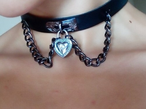 Sexy collier coeur chaines - coeur,