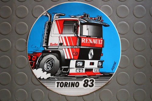 Autocollant camion renault - camion,
