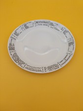 Assiette ovale Pillivuyt