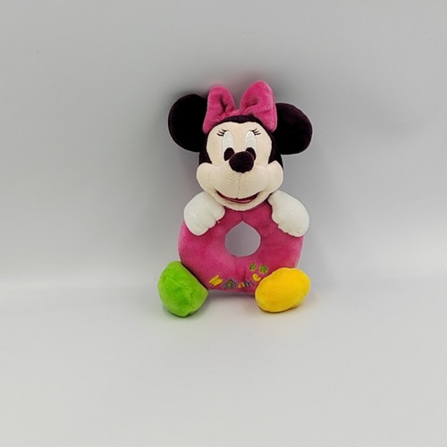 Doudou hochet minnie rose - doudou,