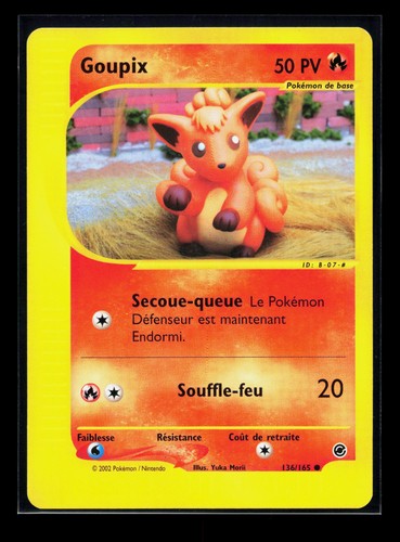 Carte pokémon goupix 136 165 - pokémon,