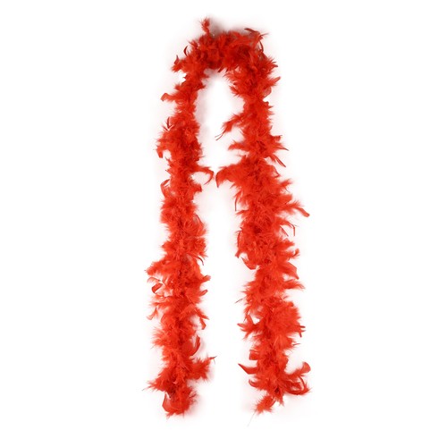 Boa plume rouge m - plume,