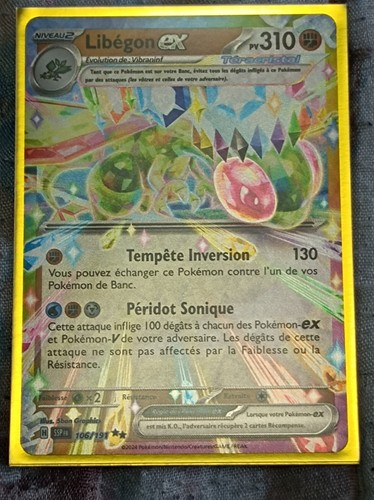 Carte pokémon libégon - carte,