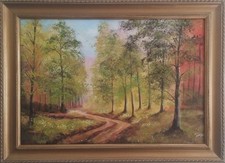 Paysage - 82x62cm-Ölgemälde