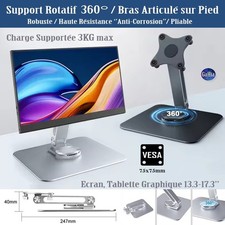 Support Rotatif 360 Bras