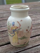 ANCIEN POT DE MOUTARDE FIN XIX eme SIECLE CERAMIQUE 100 MM