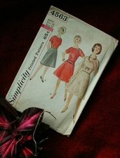 Vtg 60s  2-Piece Dress Skirt