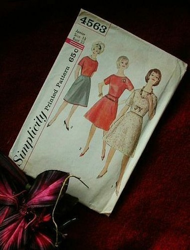 Vtg 60s piece dress skirt - vtg, 2-piece