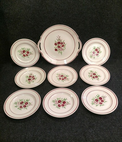 Service gâteau faience - ,