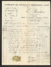 PARIS (XVI°) USINE de MEUBLES