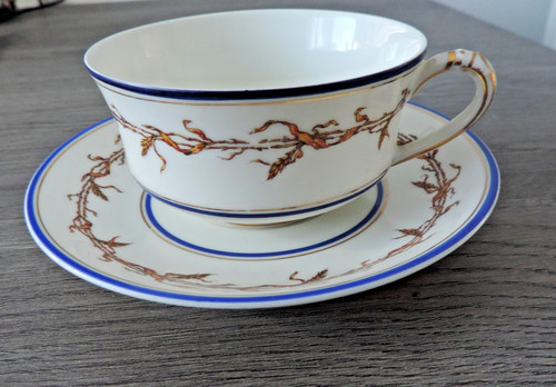 Tasse soucoupe rinceaux - .soucoupe, /rinceaux
