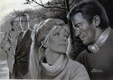 Michel Gourdon Peinture 30cm x 42cm