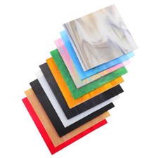 10 Pcs Verre Carreaux Deco