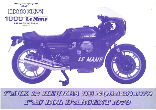Original prospectus moto guzzi - moto,