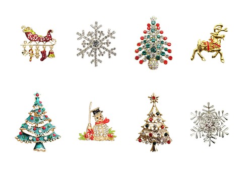 Noël pull broche sapin - pull,