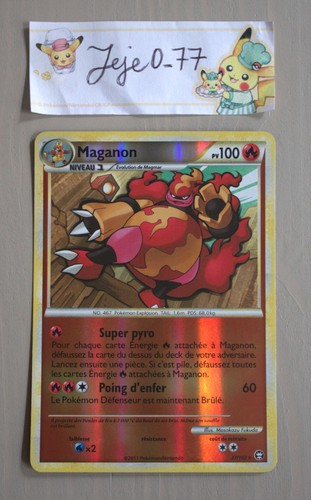Carte pokemon maganon - carte,