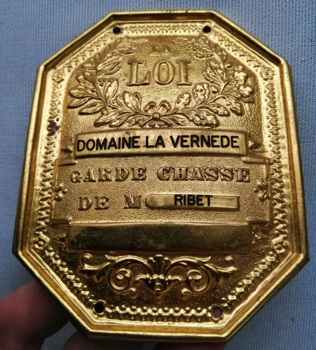 Ancien insigne plaque de - plaque,