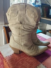 bottines cowboy style santiag femme vintage