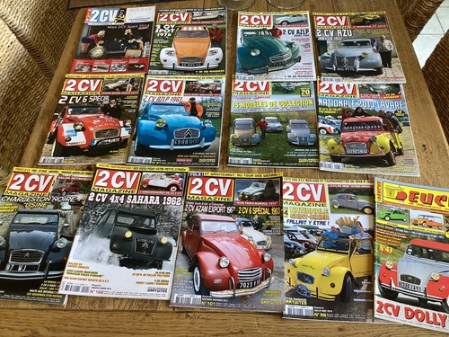 Lot revues 2cv - lot,