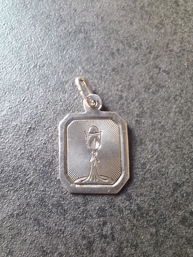Ancien pendentif argent - pendentif, en