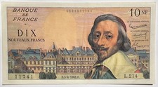 France - 10 nouveaux  Francs