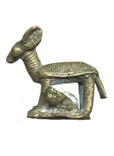 Rare Poids Akan Figuratif - Bronze - Art africain