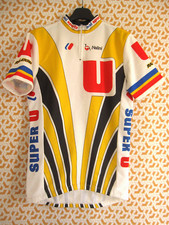 Maillot cycliste vintage Super U Raleigh Nalini Laurent FIGNON Jersey - 3 / M