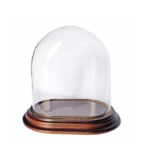 Cloche verre ovale 37cm - cloche,