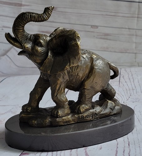 Statue sculptée éléphant - sculptée, d'Éléphant