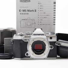 Corps argenté OLYMPUS OM-D E-M5 Mark III (nombre d'obturateurs : 17482) [Top ...