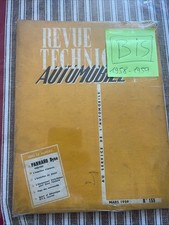 REVUE TECHNIQUE PANHARD DYNA Z