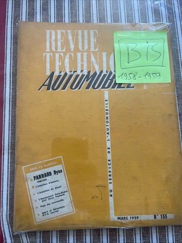 Revue technique panhard dyna - dyna, z