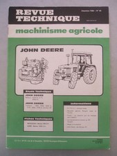 REVUE TECHNIQUE TRACTEUR JOHN