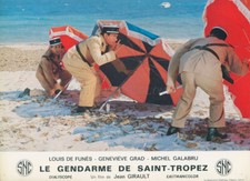 MICHEL GALABRU LE GENDARME DE SAINT TROPEZ 1964 VINTAGE LOBBY CARD #8