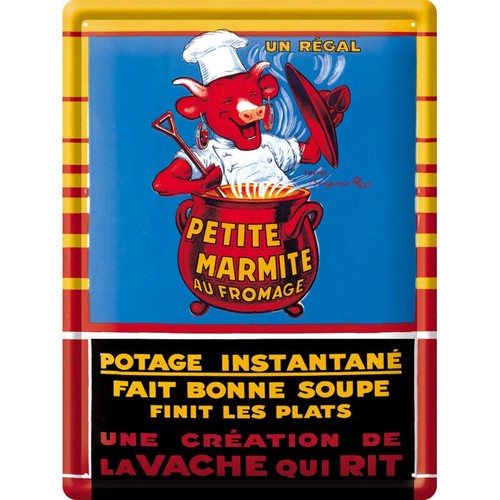 Grande plaque métal - , vintage