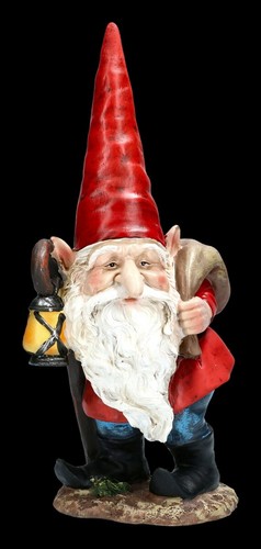 Zwergen figure avec lanterne - zwergen,