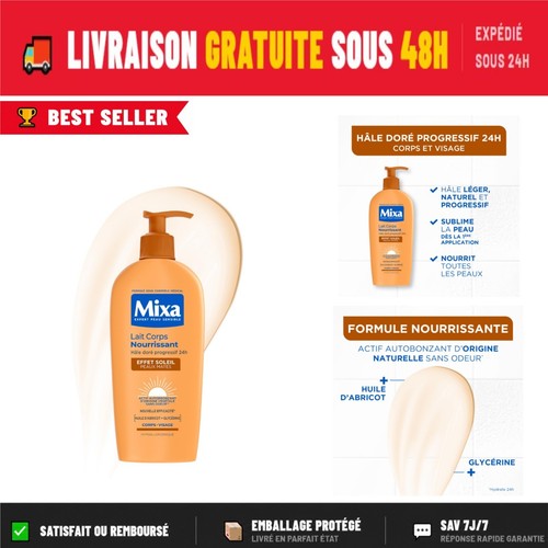 Mixa autobronzant lait corps - lait,