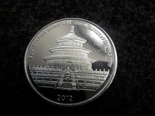1 oz silver round The Year of the Dragon  2012