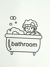 Sticker porte de Salle de Bain