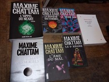 lot de 7 livres Maxime Chattam