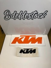 1 sticker autocollant origine  7cm  ktm racing noir / blanc