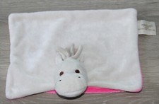 doudou plat cheval poney gris